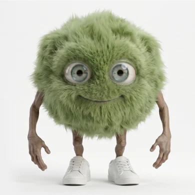 Realistisches 3D Monster Stil