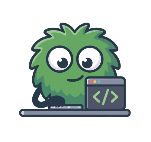Monster am Computer