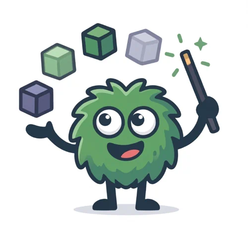 Monster mit Zauberstab