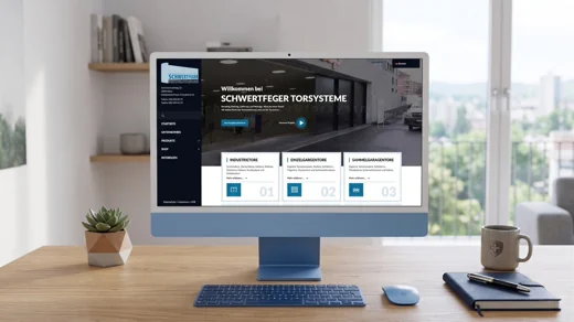 Schwertfeger Torsysteme WordPress Website